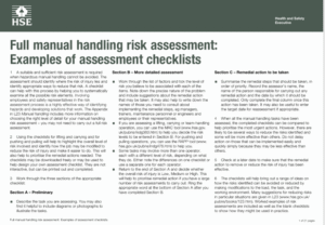Manual Handling Risk Assessment Guide for Manufacturing | Step-by-Step ...